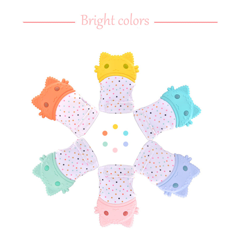 Baby teether gloves